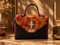 Sac à main Wayna - Cuir Véritable - Oranger